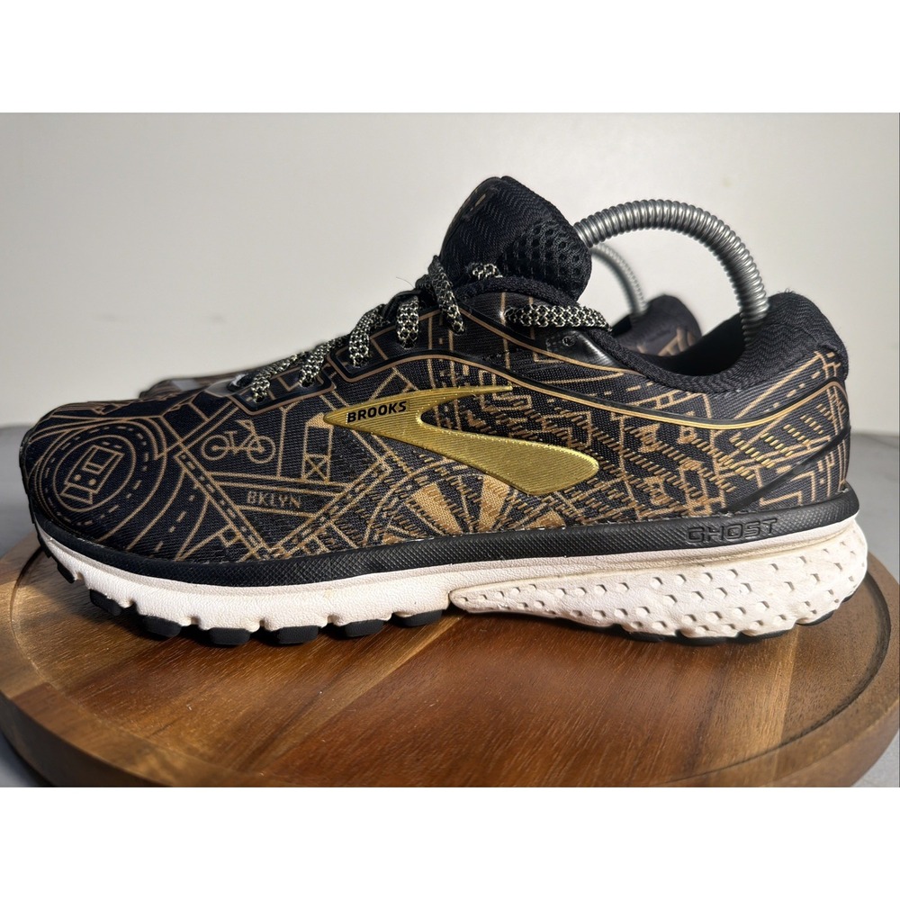 Brooks Ghost 12 NYC Marathon Women's 9.5 Black Gold Limited Edition 1203051B026